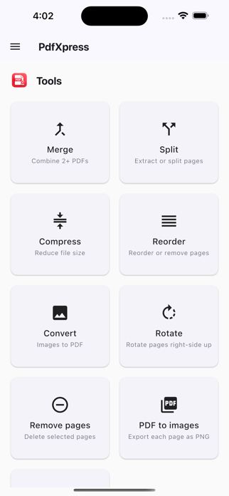 pdfxpress Screenshot 1 of 9