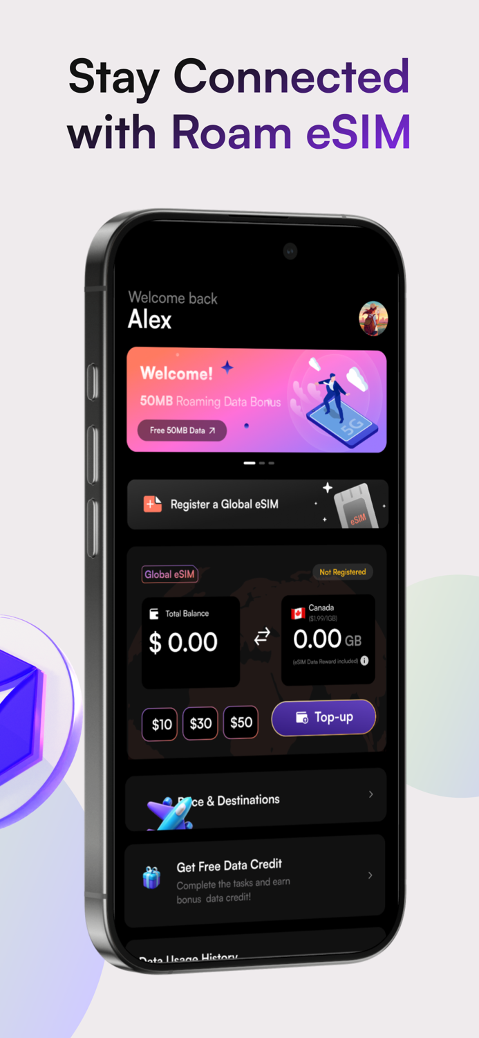 Roam Global eSIM  WiFi
