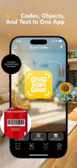 AllScan – QR & Barcode Reader screenshot 1
