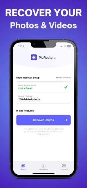 Photo Recovery: Pic Restore4+_1