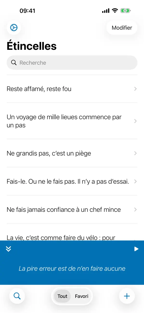 Screenshot #1 pour Daily Sparks