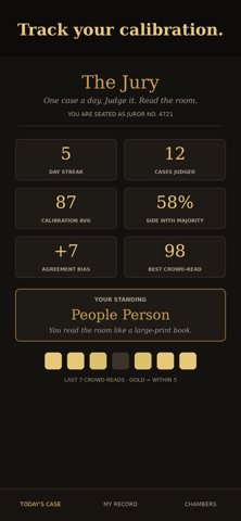 The Jury: Daily Verdicts screenshot