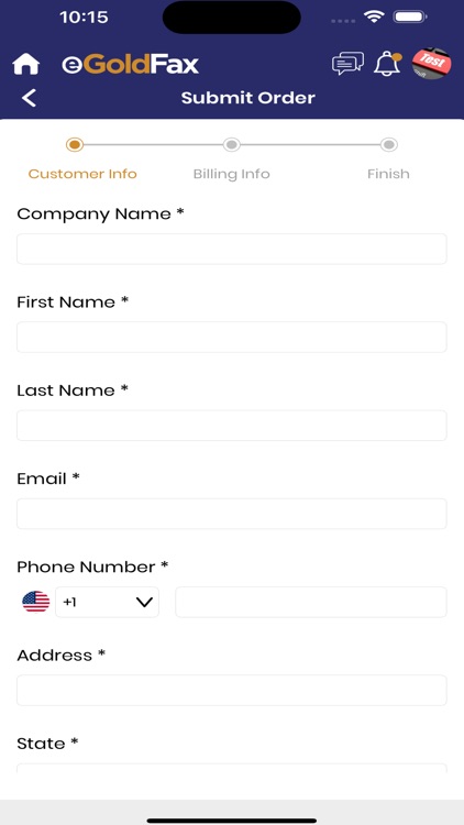 eGoldFax Reseller Connect App screenshot-6