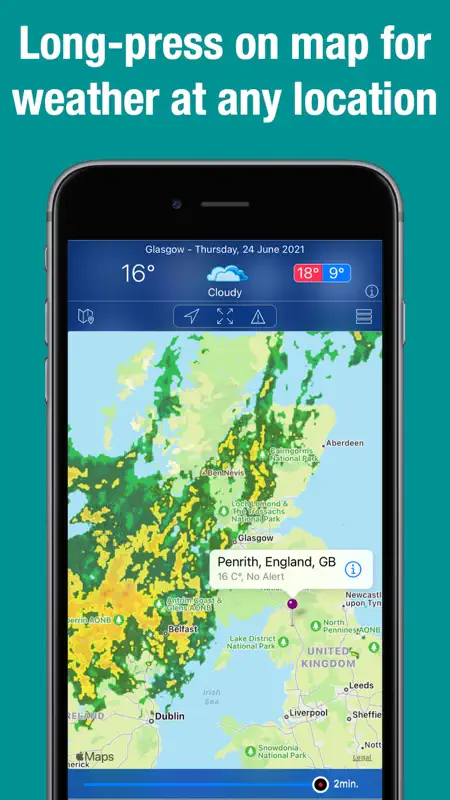 Rain Radar Live - Weather Map screenshot 4 of 6