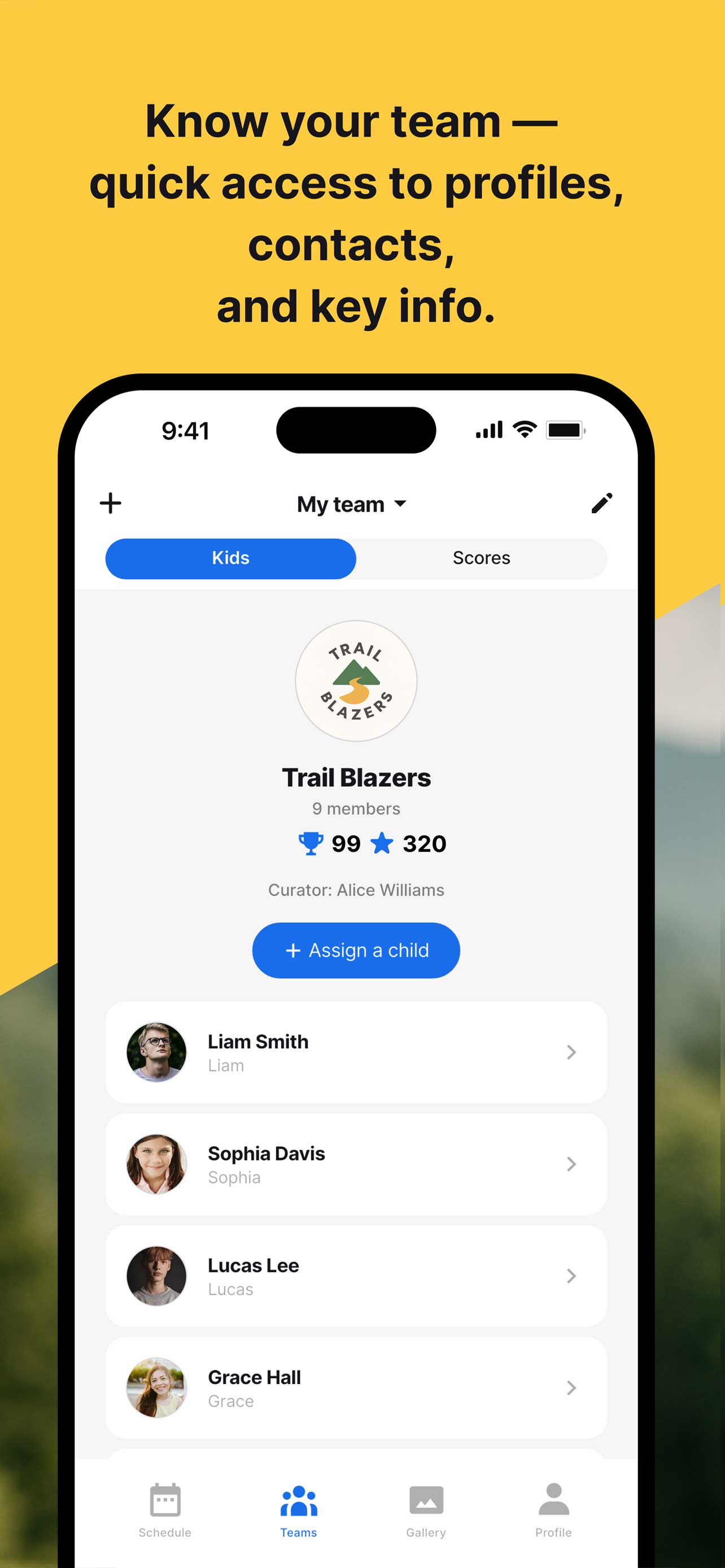 Camp Organizer: Counselor