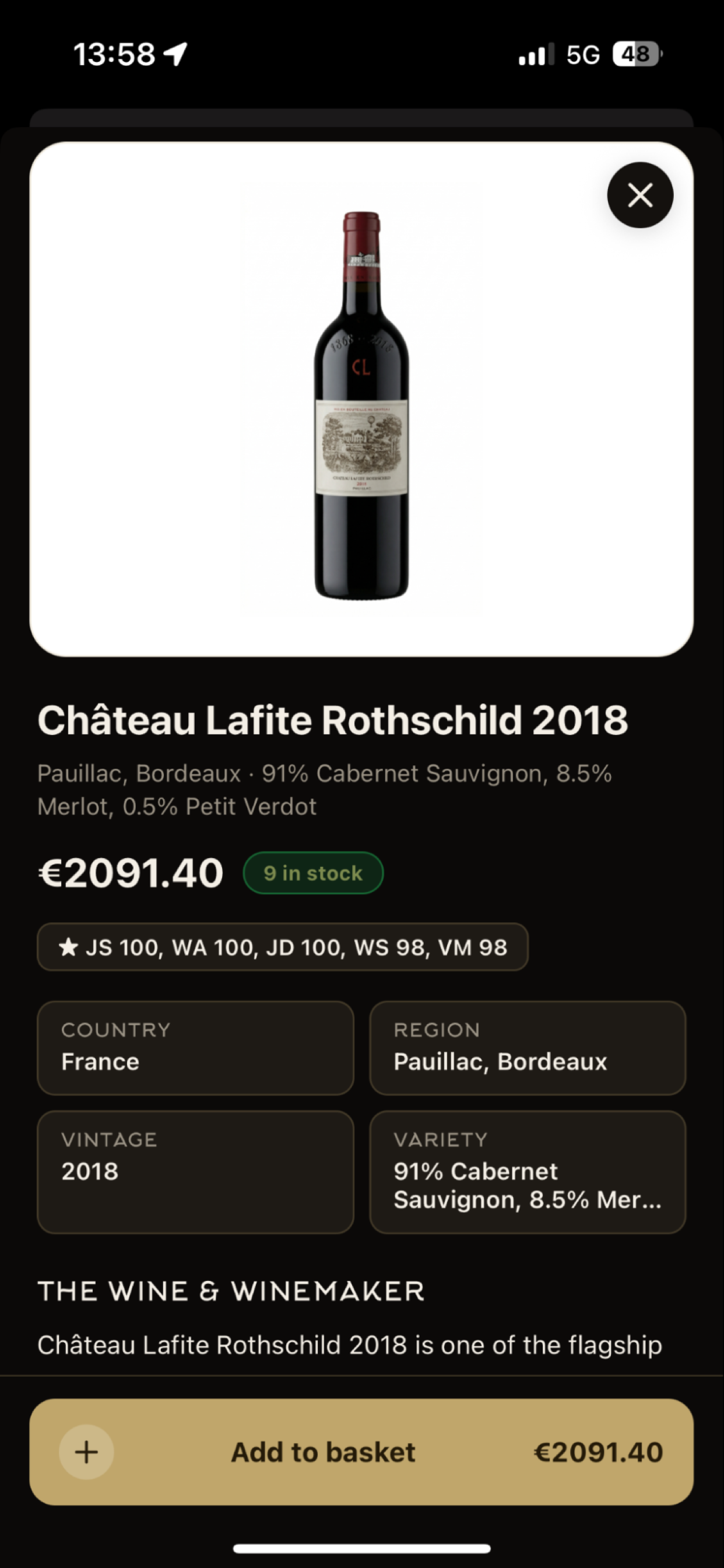 Bacchus - Wine AI screenshot 3
