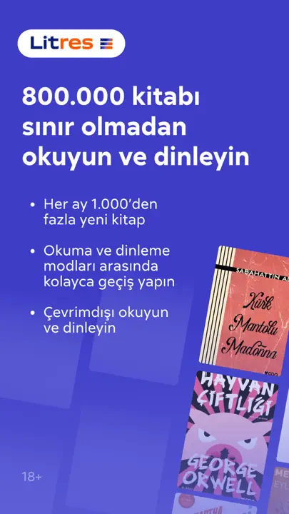 Litres: Sesli Ve E-Kitaplar iPhone Ekran Görüntüsü 1