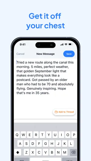 ToSelf: AI analytics journal screenshot 4