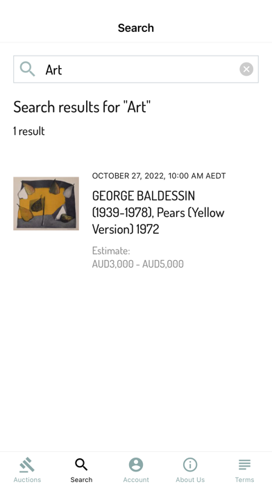 Gibson's Auctions Screenshot
