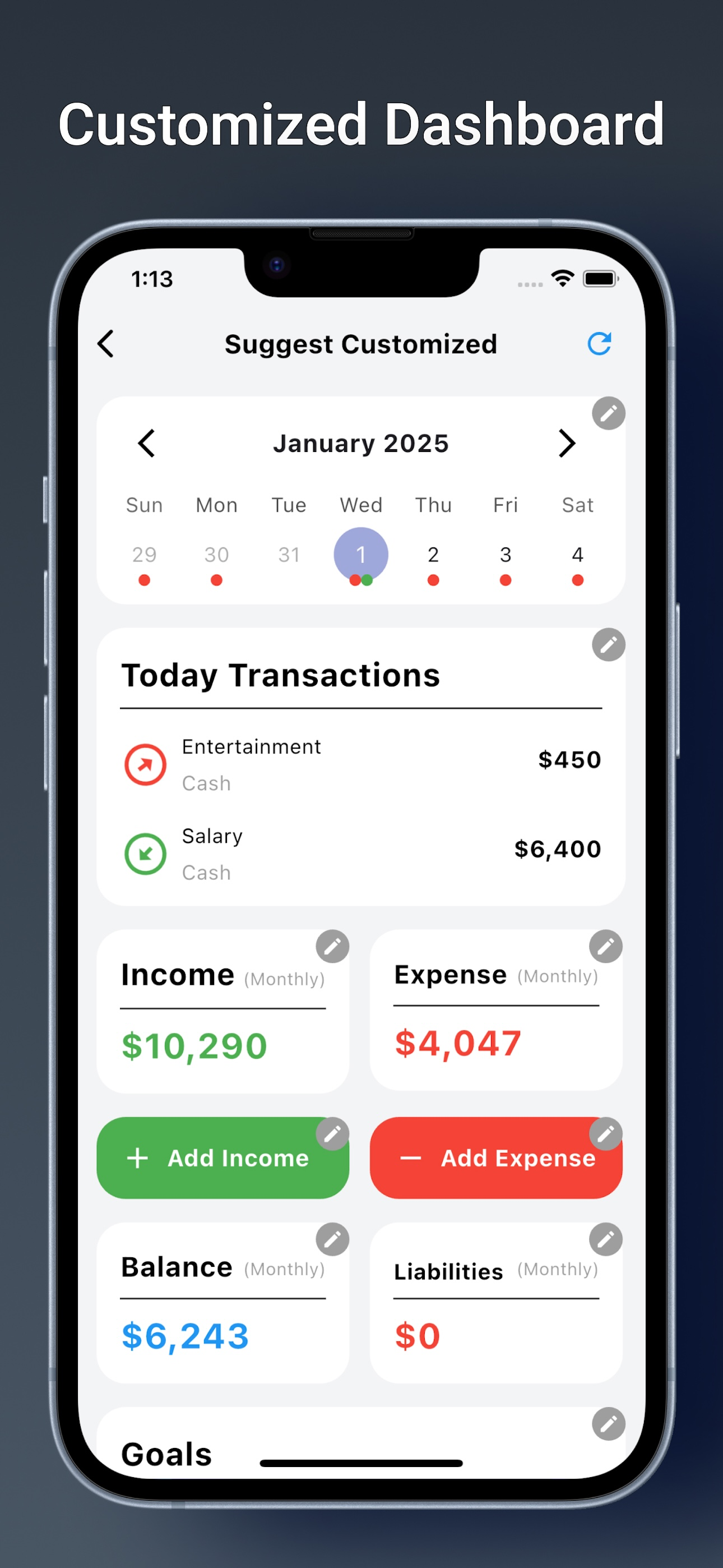Money Manager: Budget Tracking