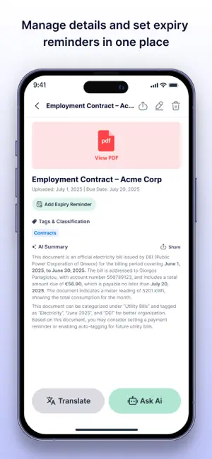 DocuMe – AI Document Assistant screenshot 3