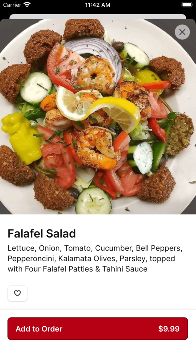 Wael's Mediterranean Cuisine iPhone screenshot 4 - Food & Drink app