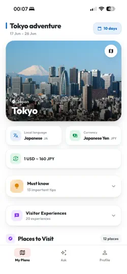 Travel Planner : Trippa iPhone Ekran Görüntüsü 4