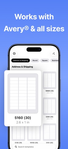 Label Printer Address Stickers iPhone screenshot