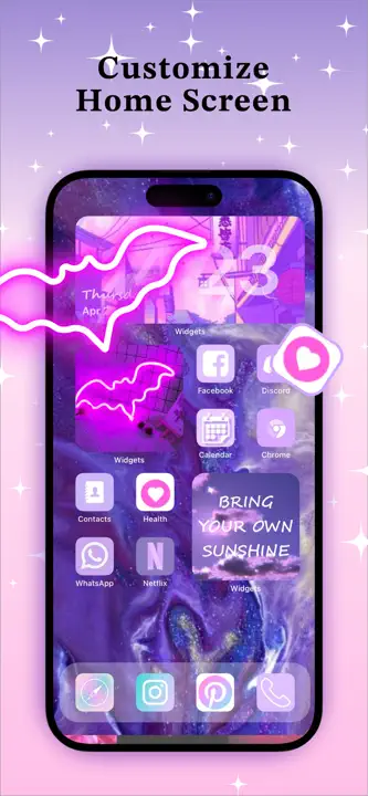 Widgets Kit Icon Wallpaper Appのスクリーンショット（3/5）