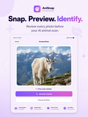 Animal Identifier: AniSnap iPad screenshot