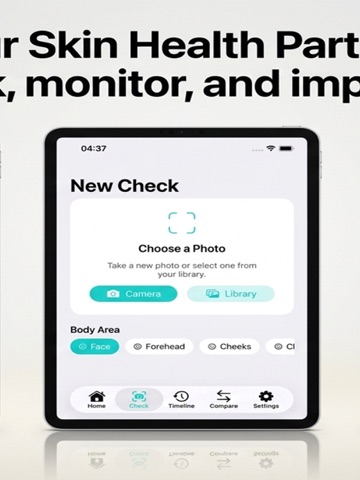 SkinCheck – Track Your Skin iPad screenshot