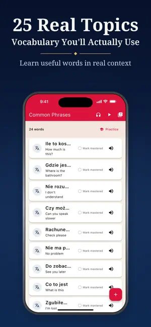 Polish 1000 Words-Learn Polish screenshot 2