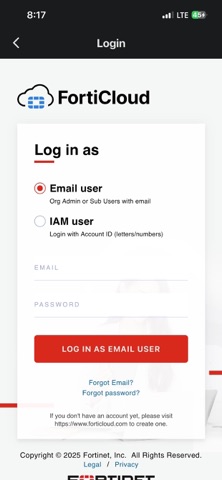FortiCamera Mobile Screenshot 6 of 8