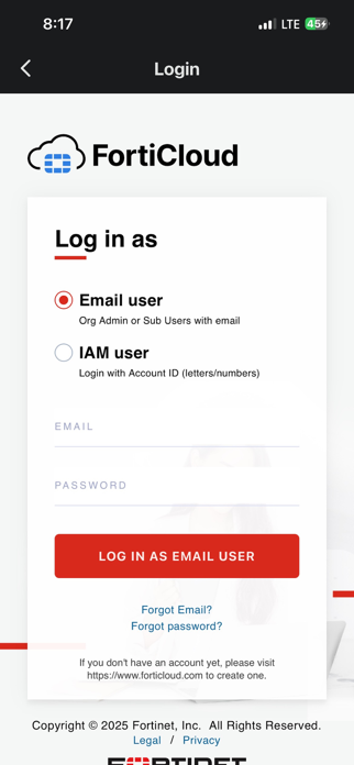 FortiCamera Mobile Screenshot 6 of 8