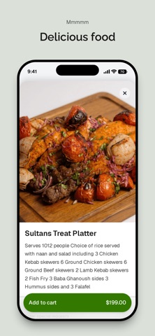Zaffron Kitchen iPhone screenshot