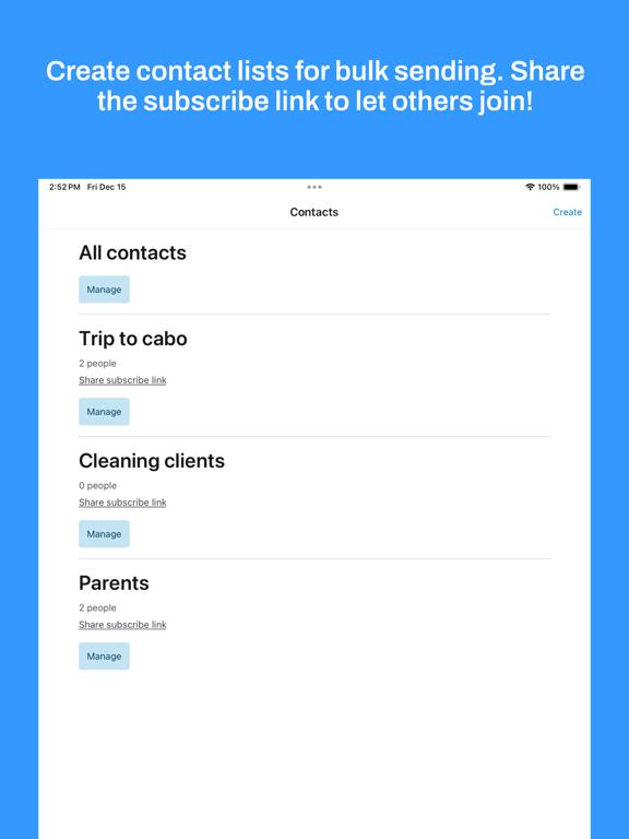Screenshot #6 pour Reminderbase: Scheduled Text