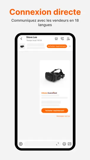 Capture d'écran de Commerce B2B Avec Alibaba sur iPhone 6