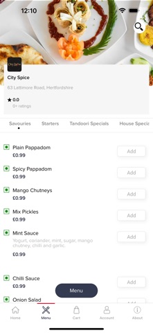 City Spice St Albans screenshot