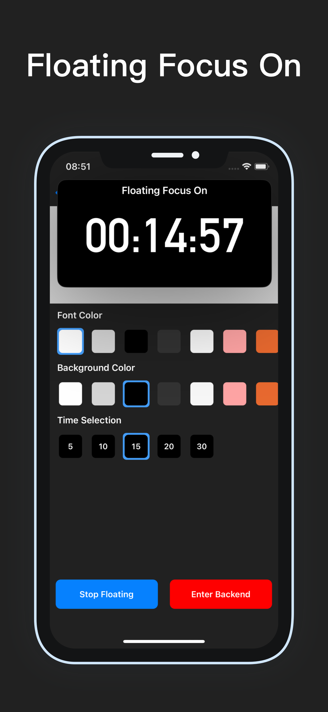 Floating Text - Teleprompter