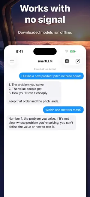 smartLLM: Private AI Chat screenshot 2