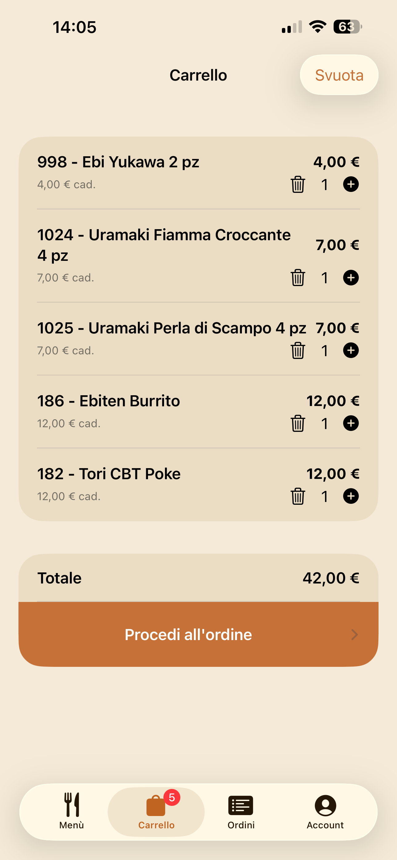 Mumi Sushi Vimercate screenshot 3