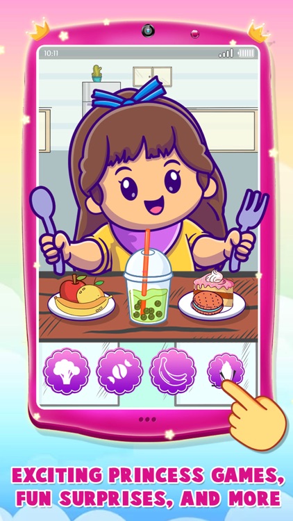 Girls Princess Phone Toy Games screenshot-4