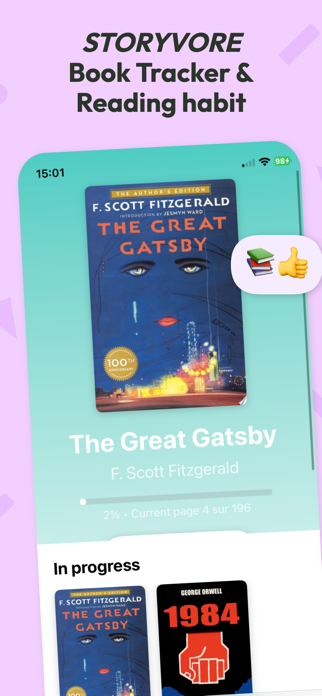 Storyvore: Reading Tracker Screenshot 1 of 6