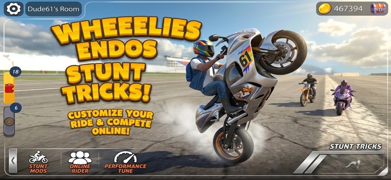 Wheelie King 8 - Online racing screenshot 3