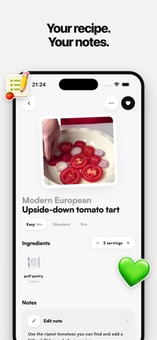 YumMemo iPhone screenshot