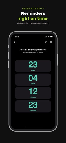 Countdown: Event Timer & Days Screenshot 2 of 5