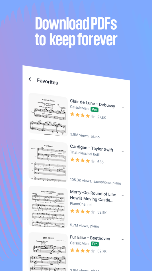 #3. MuseScore: sheet music (iOS) โดย: MuseScore BVBA