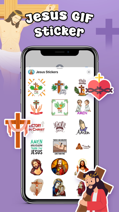Animated Jesus Christ Stickers Screenshot