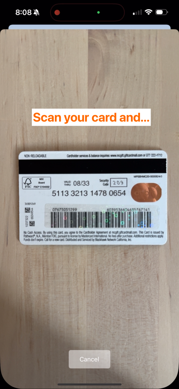 Card2Clip screenshot 2