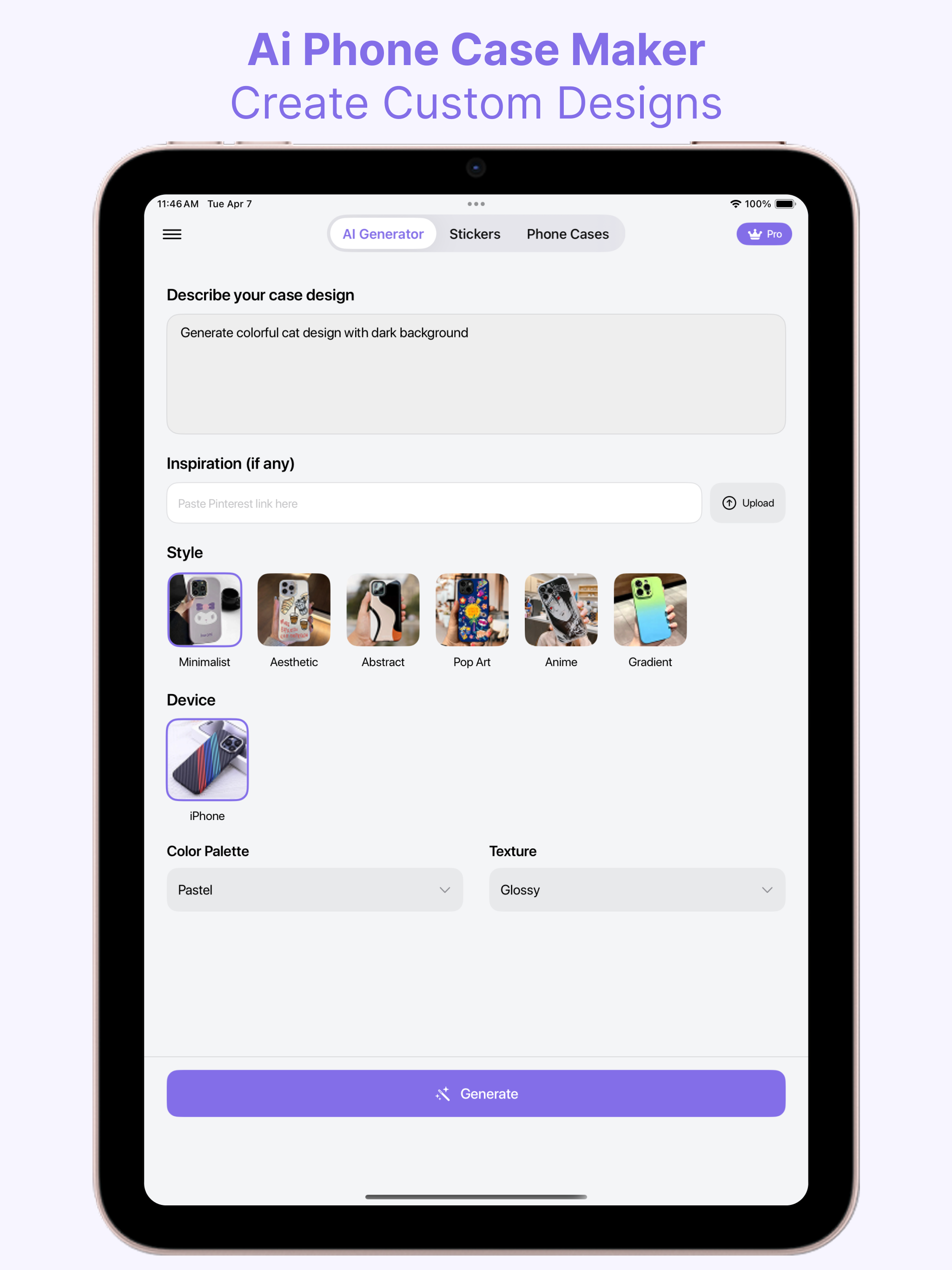 CaseCraft: AI Phone Case Maker