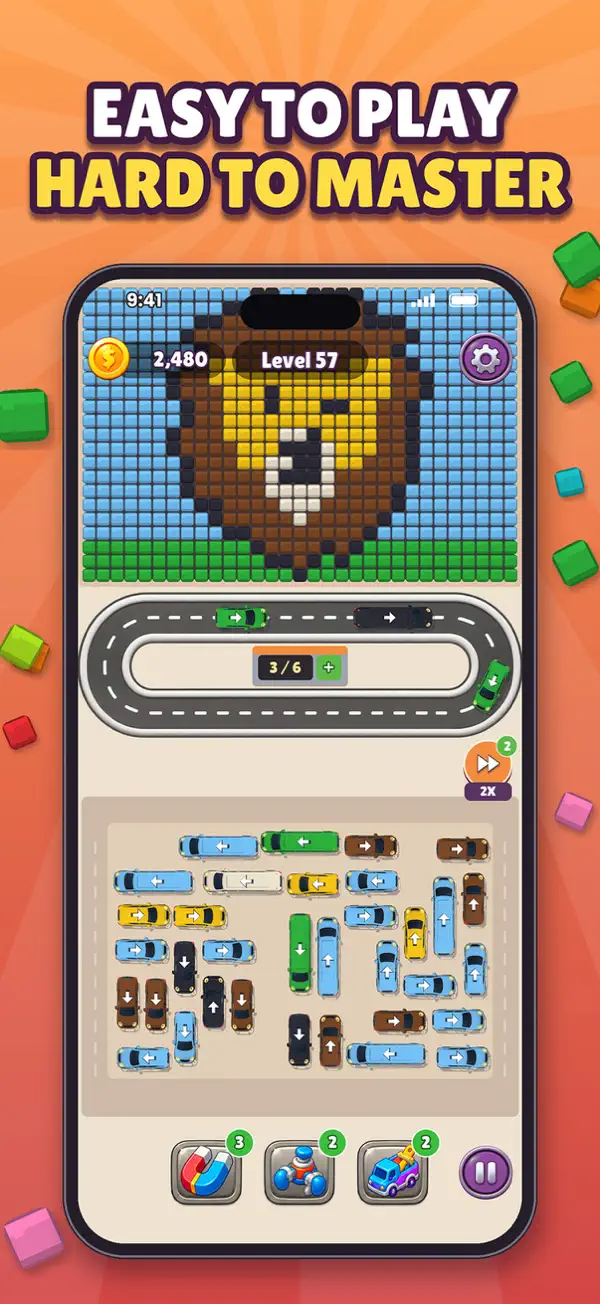 Block Puzzle Car Jam 游戏截图