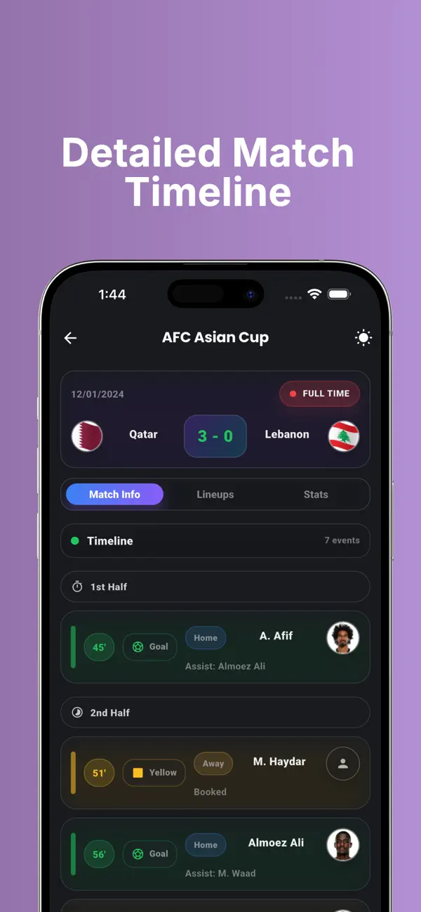 Screenshot #3 pour KickNow: Live Football Scores