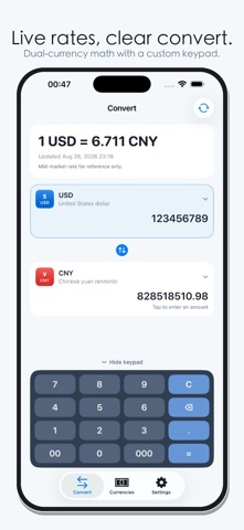 Exchange Rate - Currencies Lab app screenshot