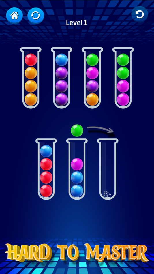 #5. Ball Puzzle: Sort Color Balls (iOS) By: Nguyen Thanh Nam