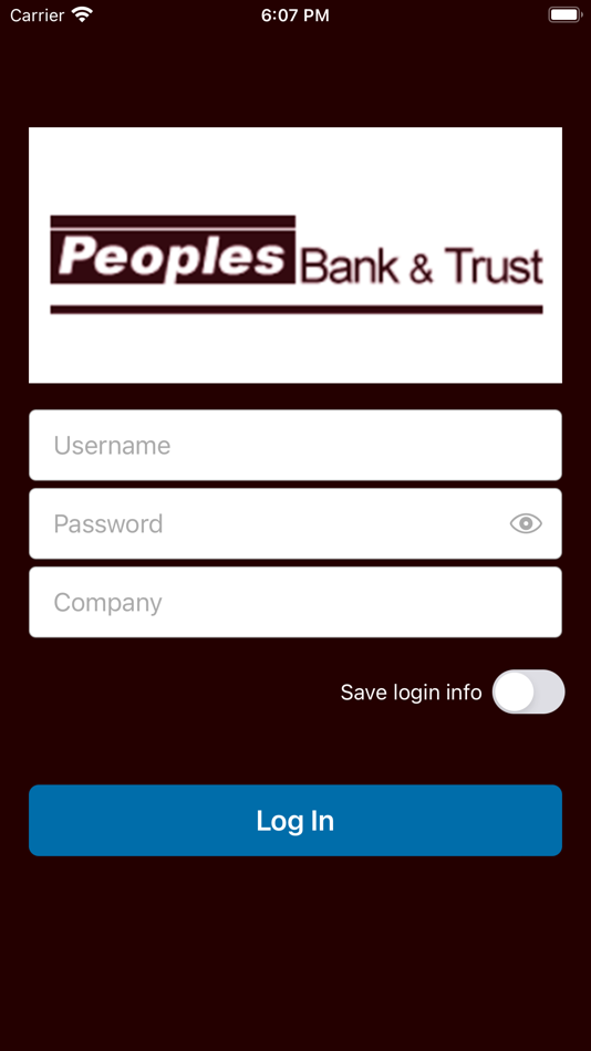 #1. PB&T mRDC (iOS) 由: Peoples Bank & Trust IL