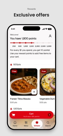 Hyderabad Biryani House iPhone screenshot