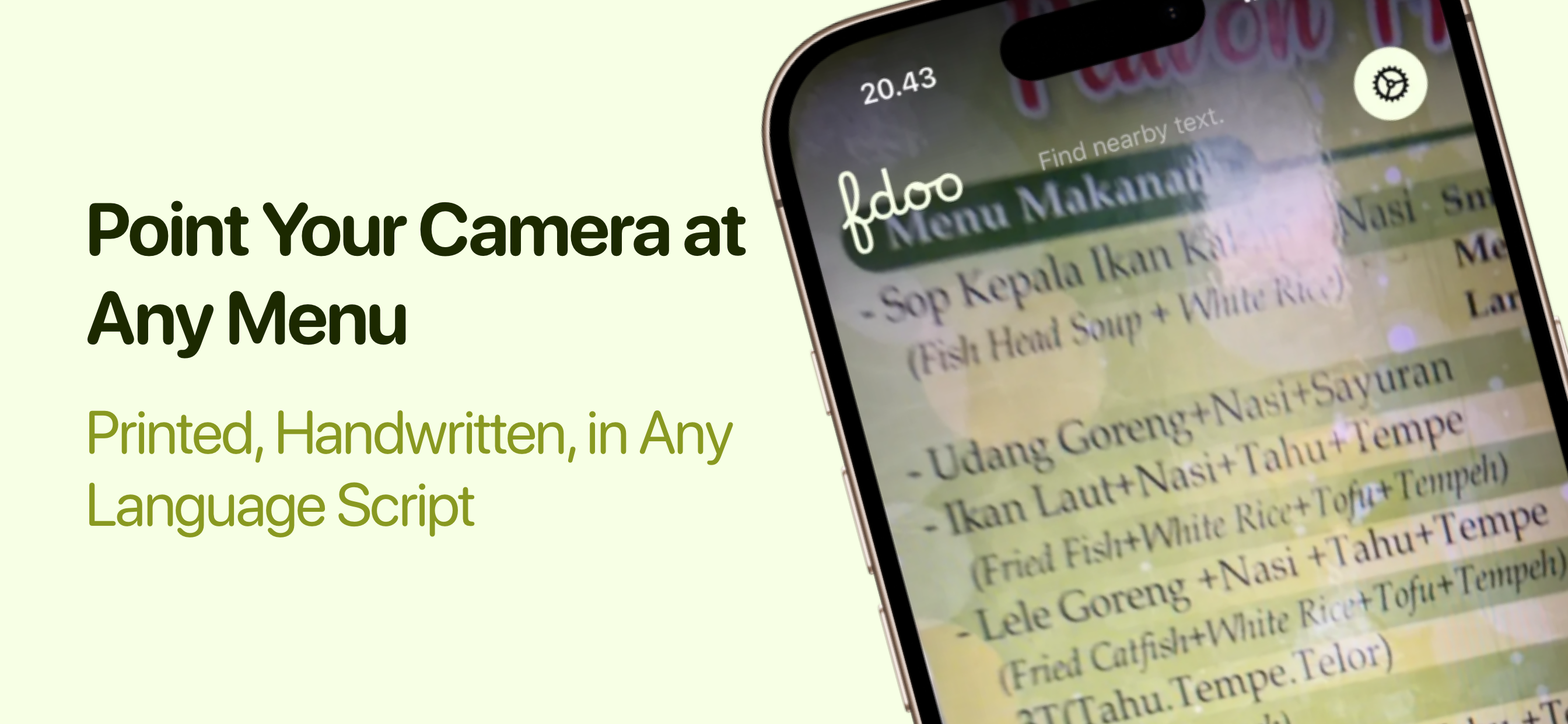 Fdoo: Menu Translator screenshot 4