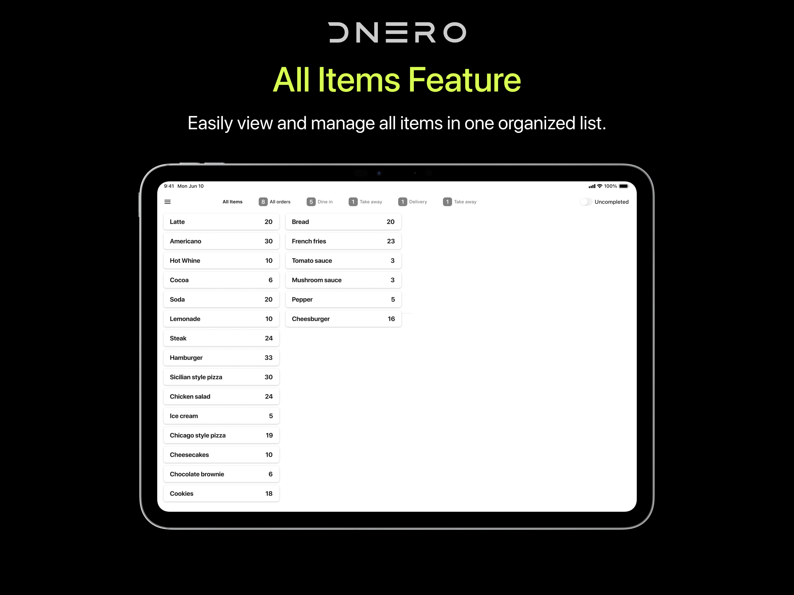 Dnero KDS screenshot 7