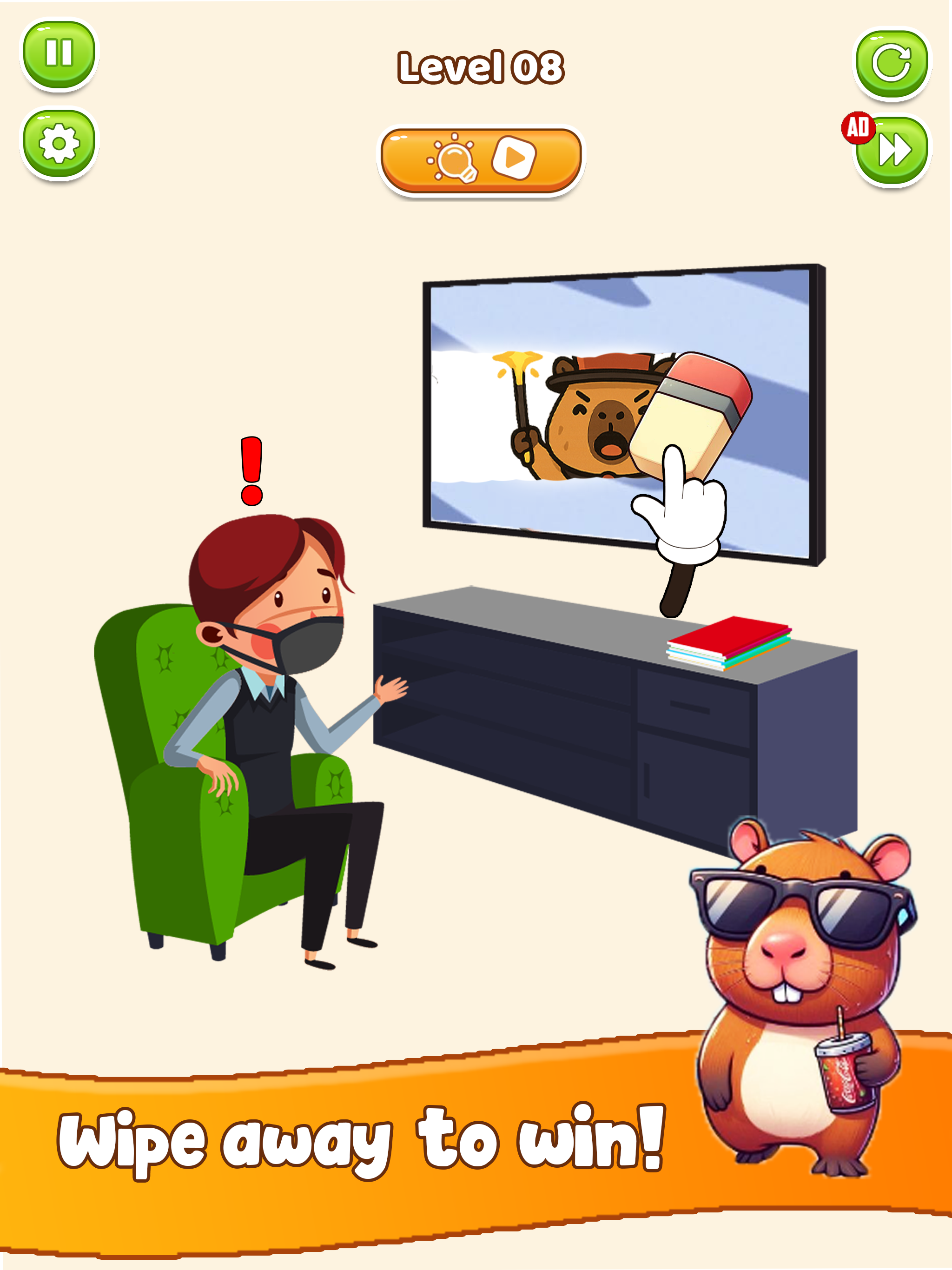 Erase to Find Capybara screenshot 9