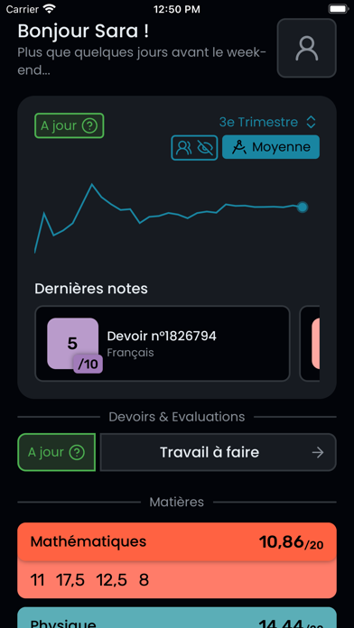 MoyennesED Screenshot